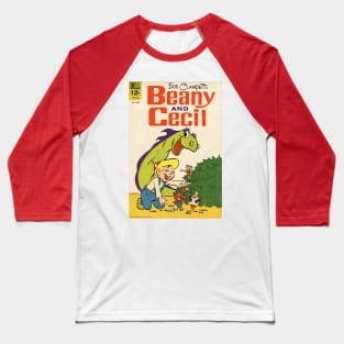 Beany and Cecil Comic Book Cover - Vintage Style - Authentic Baseball T-Shirt